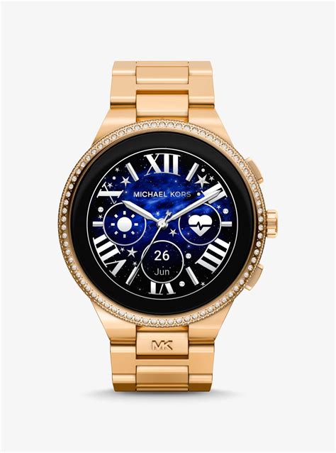 Michael Kors 男款 or 女款 Gen 6 44 公釐觸控螢幕智慧型手錶,內 